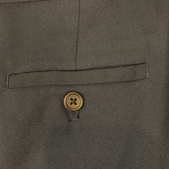 J. Crew navy with red tuxedo stripe cropped pants military size 6 petite - Picture 9 of 10